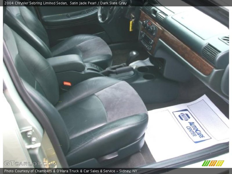 Satin Jade Pearl / Dark Slate Gray 2004 Chrysler Sebring Limited Sedan