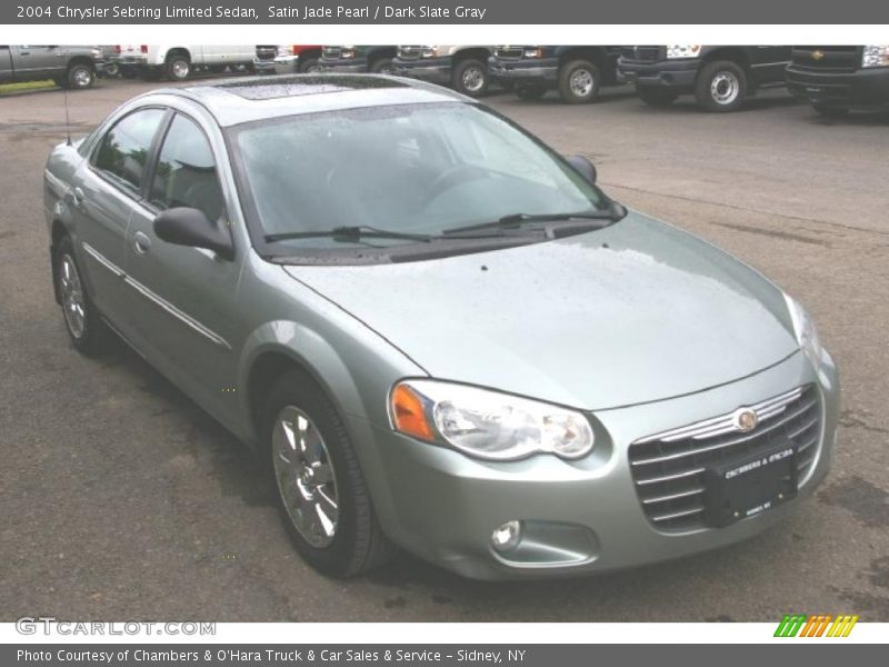 Satin Jade Pearl / Dark Slate Gray 2004 Chrysler Sebring Limited Sedan