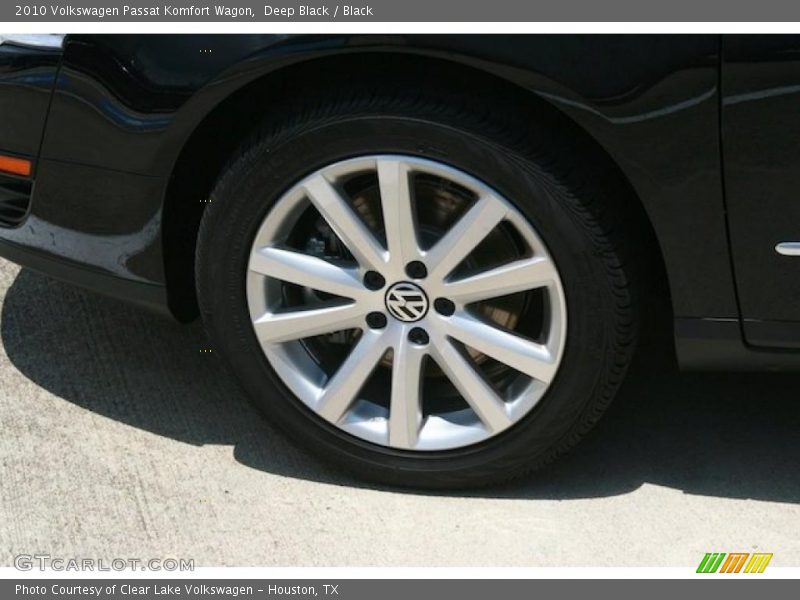 Deep Black / Black 2010 Volkswagen Passat Komfort Wagon