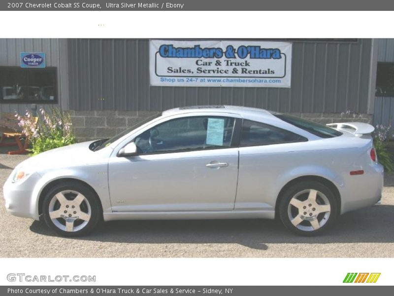Ultra Silver Metallic / Ebony 2007 Chevrolet Cobalt SS Coupe