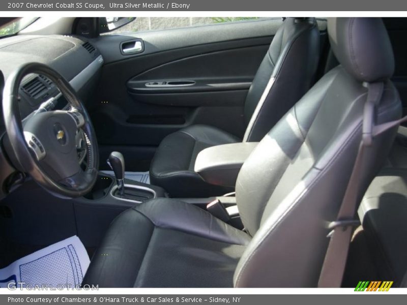 Ultra Silver Metallic / Ebony 2007 Chevrolet Cobalt SS Coupe
