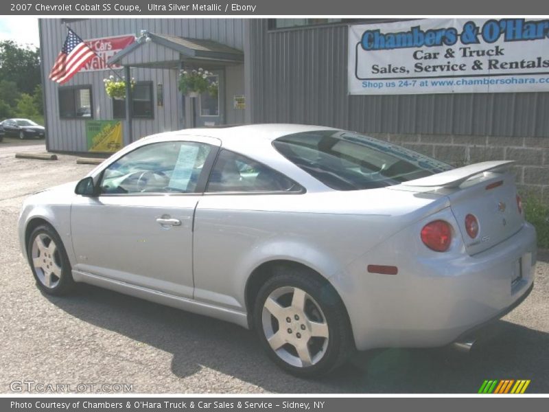 Ultra Silver Metallic / Ebony 2007 Chevrolet Cobalt SS Coupe