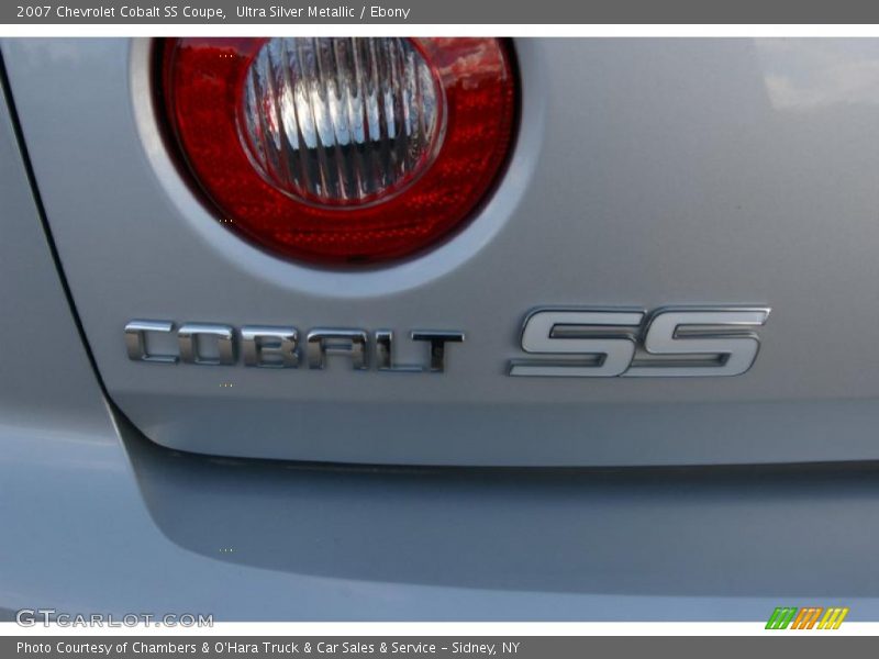 Ultra Silver Metallic / Ebony 2007 Chevrolet Cobalt SS Coupe