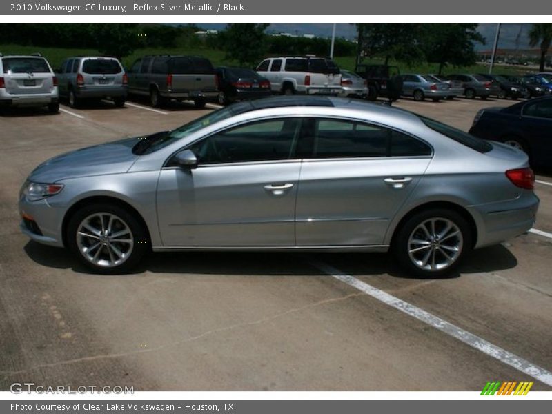 Reflex Silver Metallic / Black 2010 Volkswagen CC Luxury