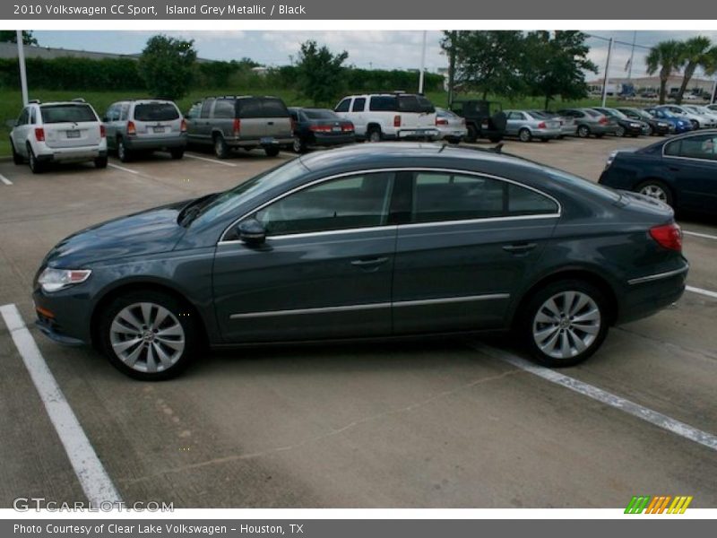Island Grey Metallic / Black 2010 Volkswagen CC Sport