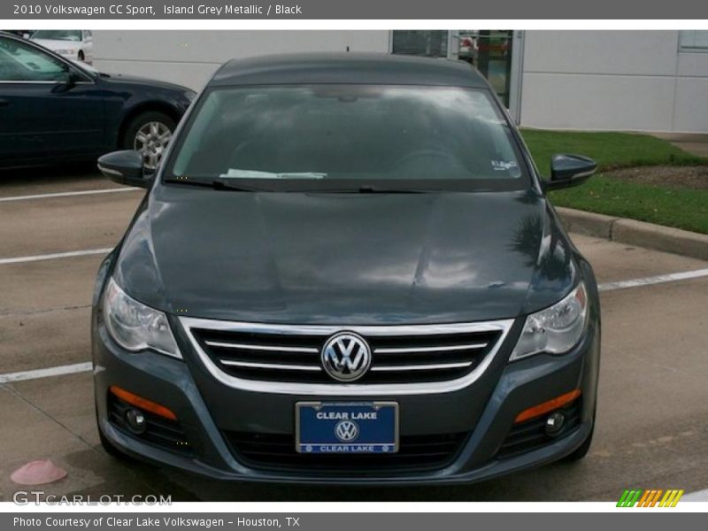 Island Grey Metallic / Black 2010 Volkswagen CC Sport