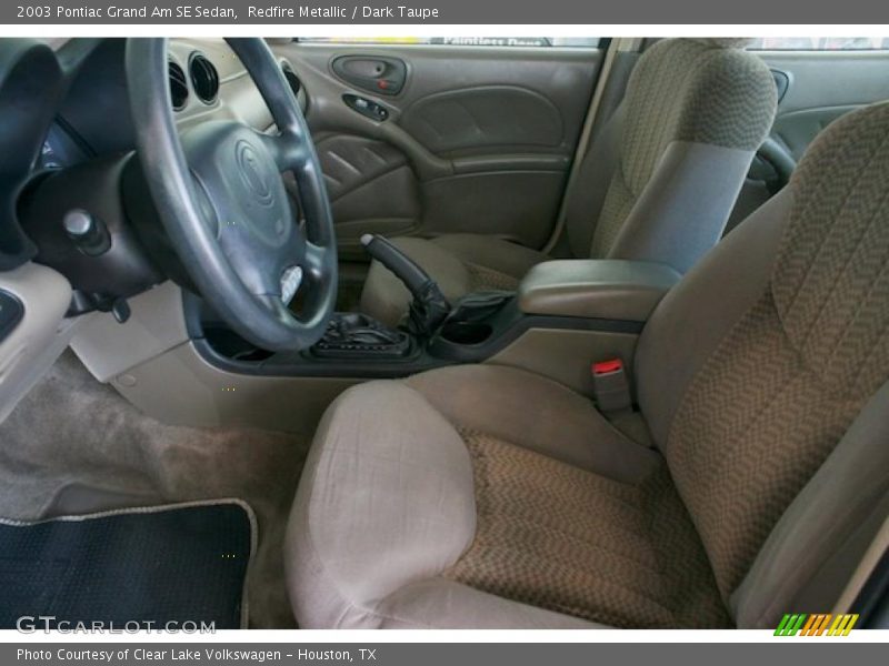 Redfire Metallic / Dark Taupe 2003 Pontiac Grand Am SE Sedan