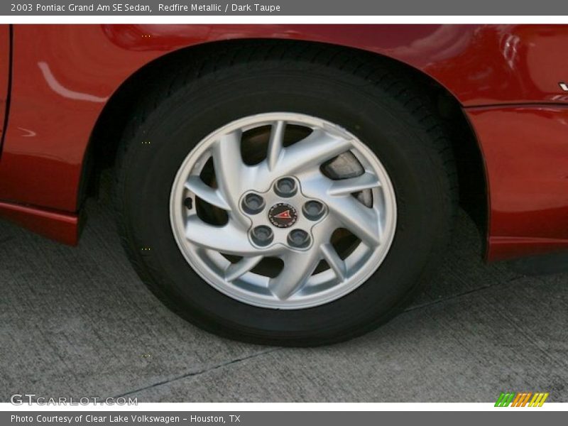 Redfire Metallic / Dark Taupe 2003 Pontiac Grand Am SE Sedan