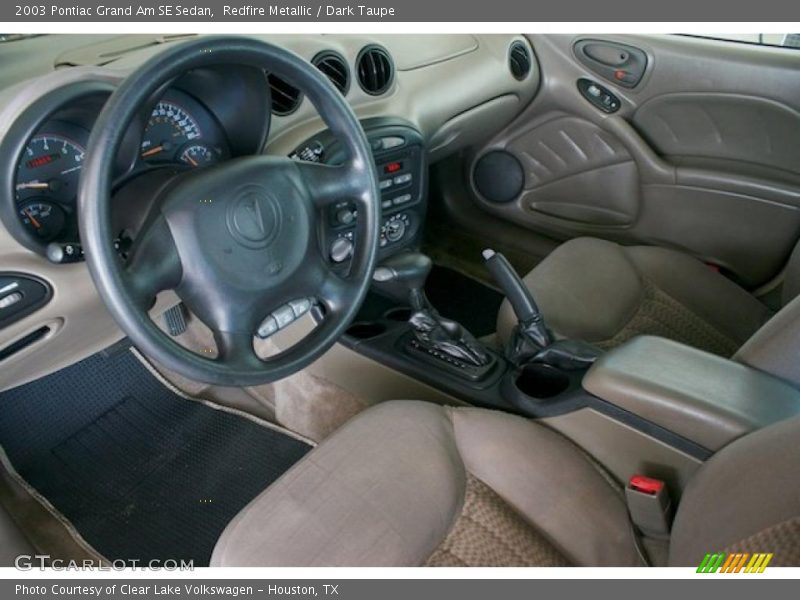 Redfire Metallic / Dark Taupe 2003 Pontiac Grand Am SE Sedan