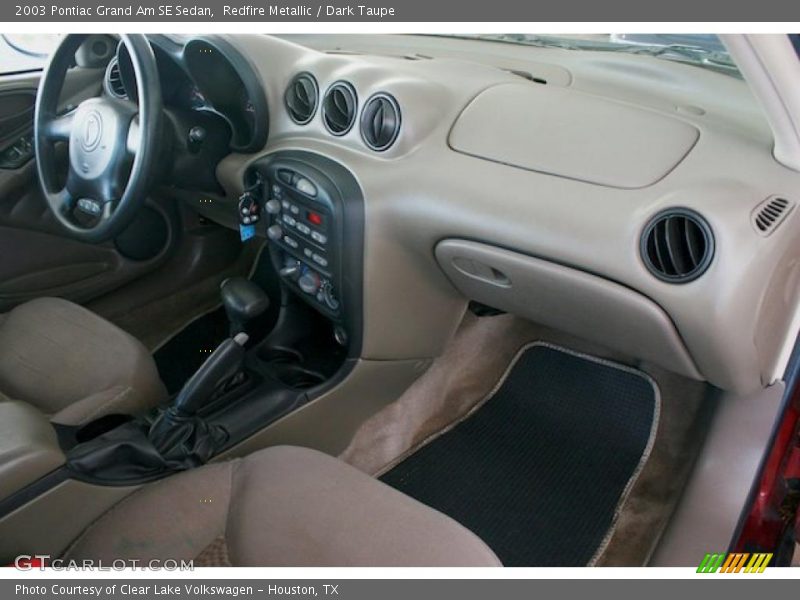 Redfire Metallic / Dark Taupe 2003 Pontiac Grand Am SE Sedan