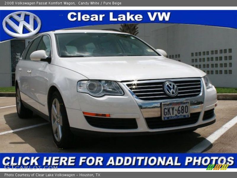 Candy White / Pure Beige 2008 Volkswagen Passat Komfort Wagon