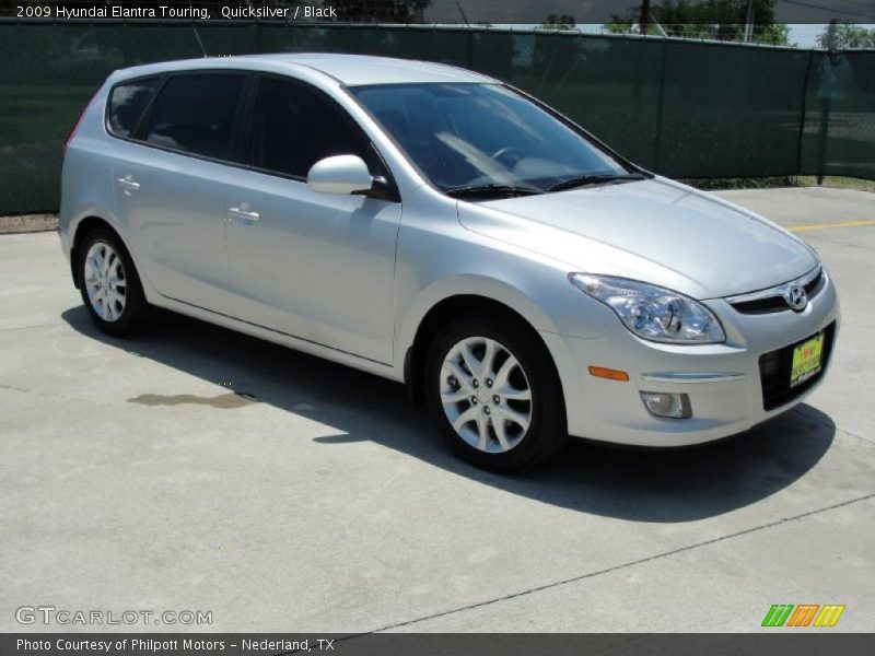 Quicksilver / Black 2009 Hyundai Elantra Touring