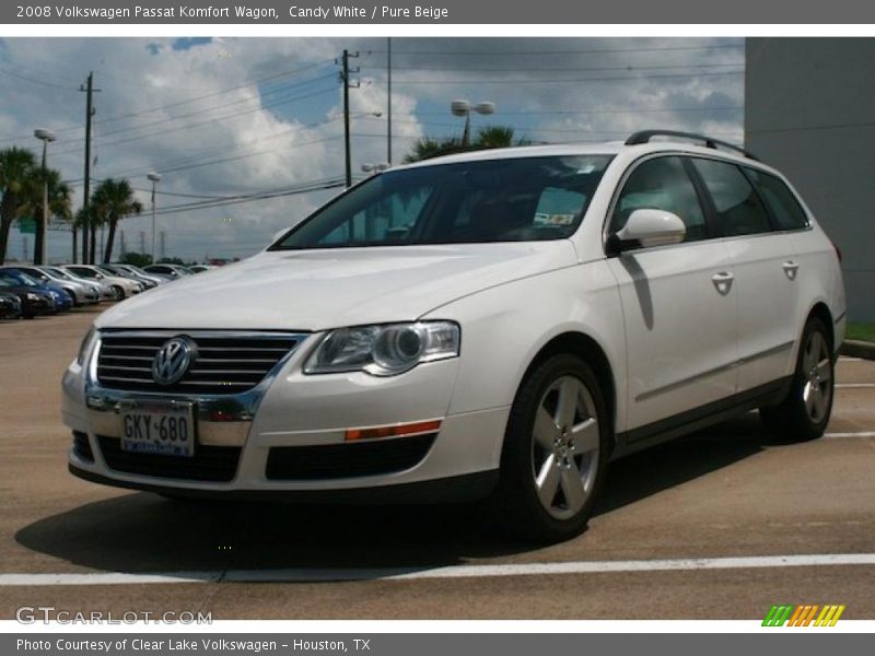 Candy White / Pure Beige 2008 Volkswagen Passat Komfort Wagon