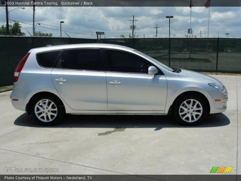 Quicksilver / Black 2009 Hyundai Elantra Touring