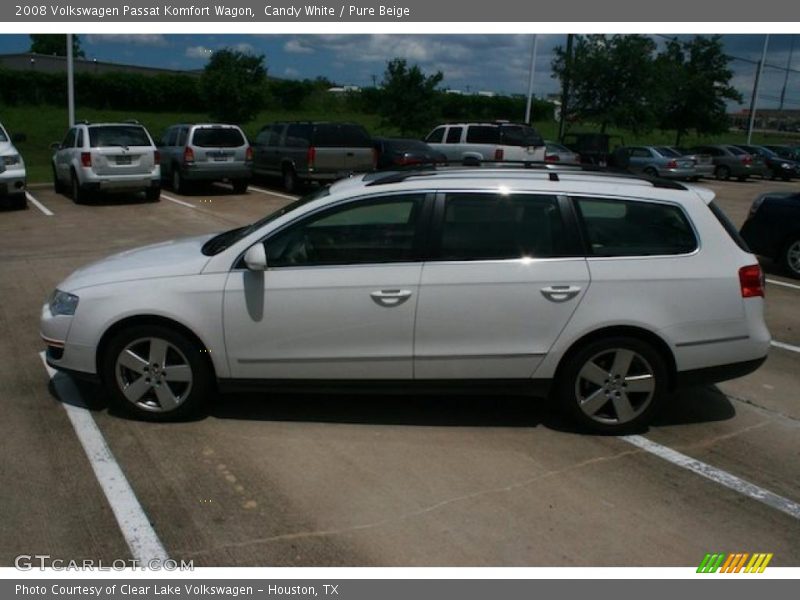 Candy White / Pure Beige 2008 Volkswagen Passat Komfort Wagon