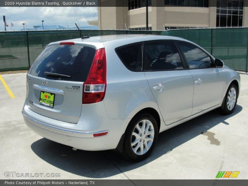 Quicksilver / Black 2009 Hyundai Elantra Touring