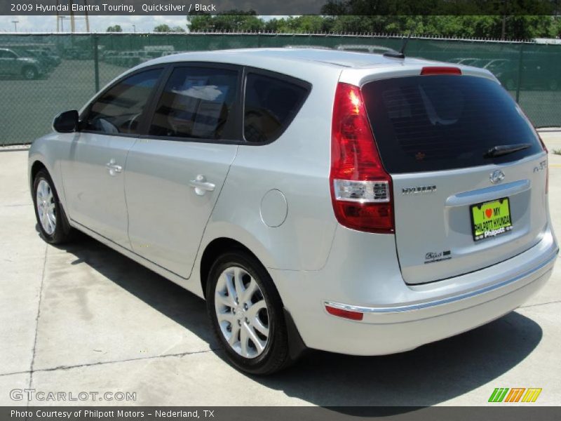 Quicksilver / Black 2009 Hyundai Elantra Touring