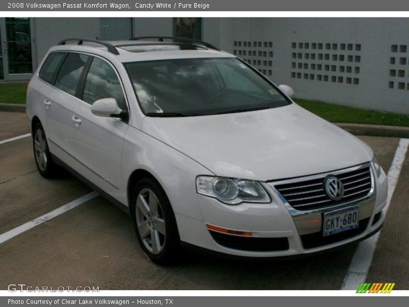 Candy White / Pure Beige 2008 Volkswagen Passat Komfort Wagon