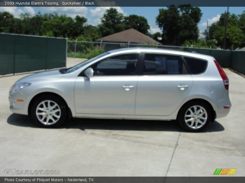 Quicksilver / Black 2009 Hyundai Elantra Touring