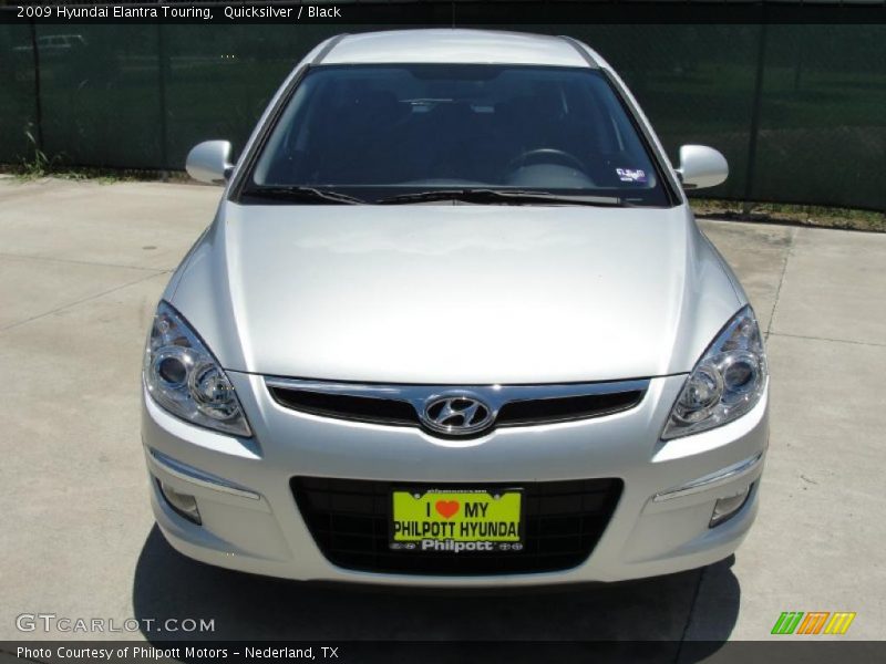 Quicksilver / Black 2009 Hyundai Elantra Touring