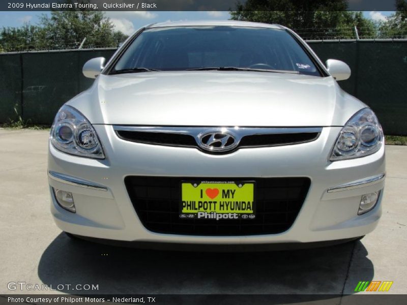 Quicksilver / Black 2009 Hyundai Elantra Touring