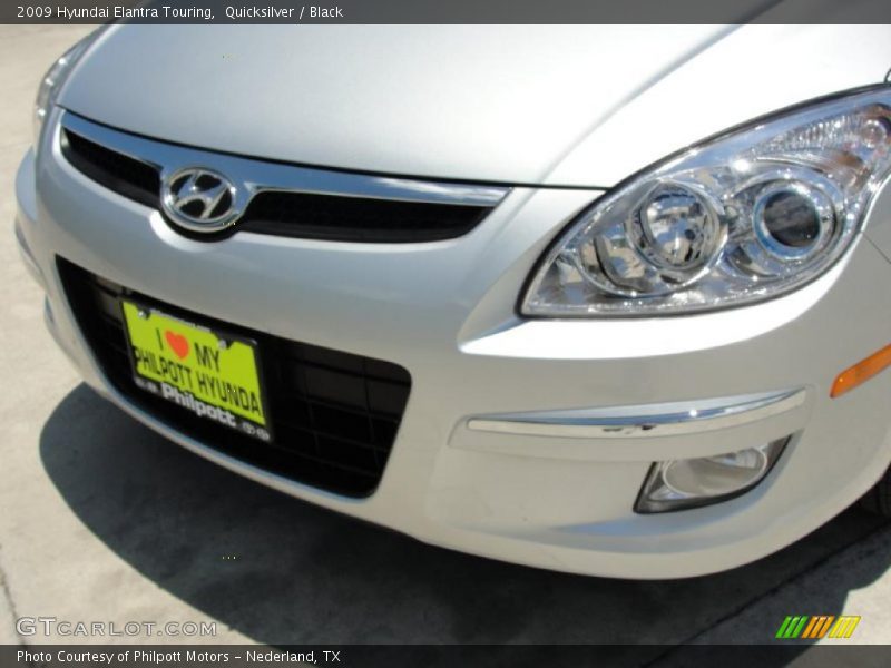 Quicksilver / Black 2009 Hyundai Elantra Touring