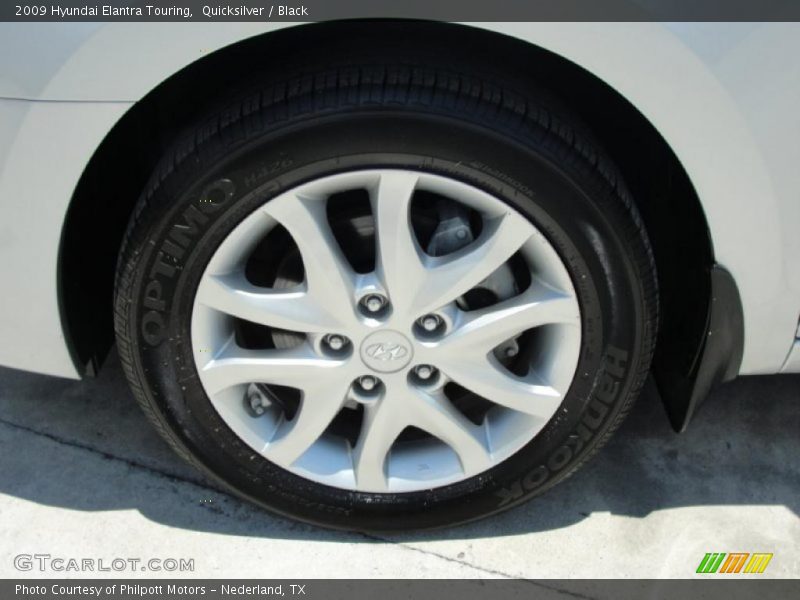 Quicksilver / Black 2009 Hyundai Elantra Touring