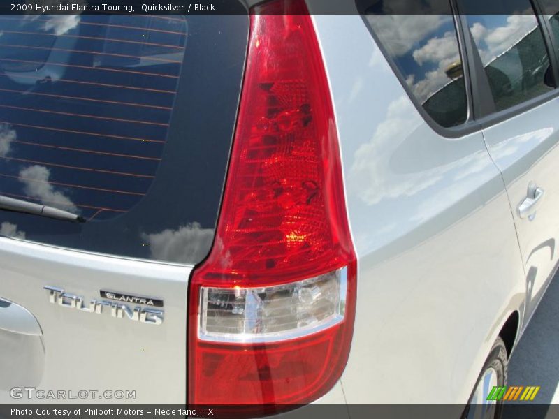 Quicksilver / Black 2009 Hyundai Elantra Touring