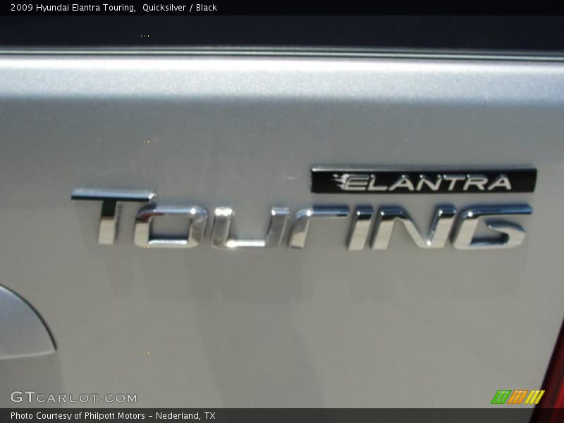 Quicksilver / Black 2009 Hyundai Elantra Touring
