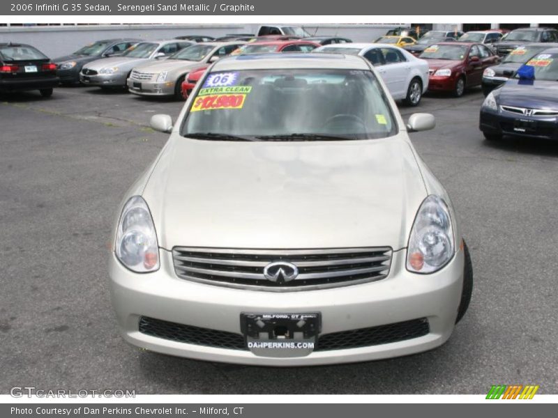 Serengeti Sand Metallic / Graphite 2006 Infiniti G 35 Sedan