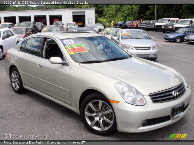 Serengeti Sand Metallic / Graphite 2006 Infiniti G 35 Sedan