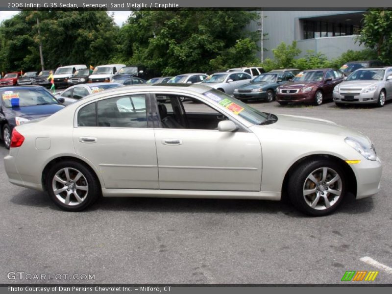 Serengeti Sand Metallic / Graphite 2006 Infiniti G 35 Sedan