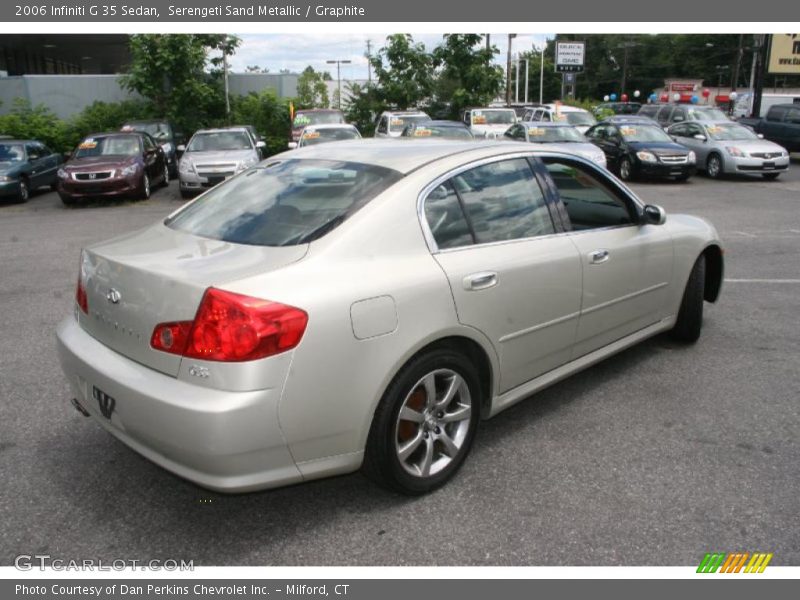 Serengeti Sand Metallic / Graphite 2006 Infiniti G 35 Sedan