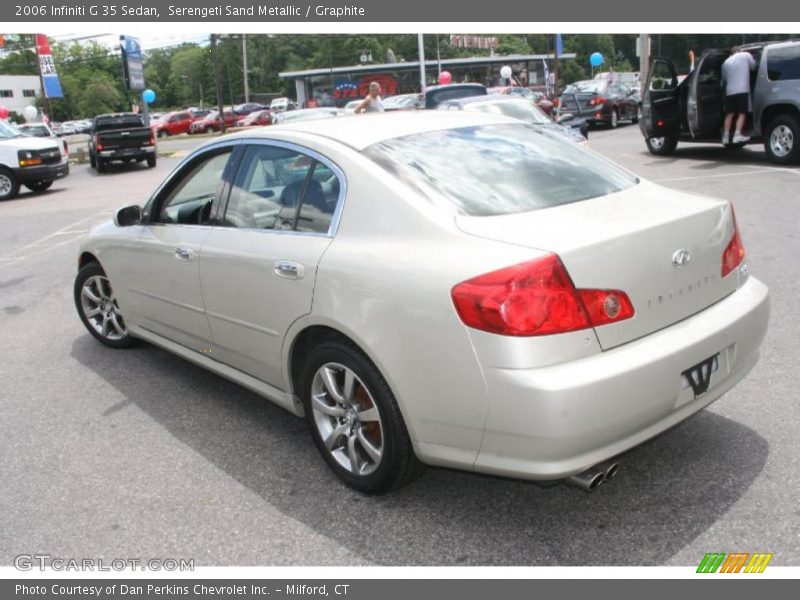 Serengeti Sand Metallic / Graphite 2006 Infiniti G 35 Sedan