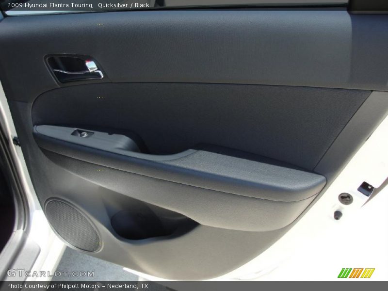 Quicksilver / Black 2009 Hyundai Elantra Touring