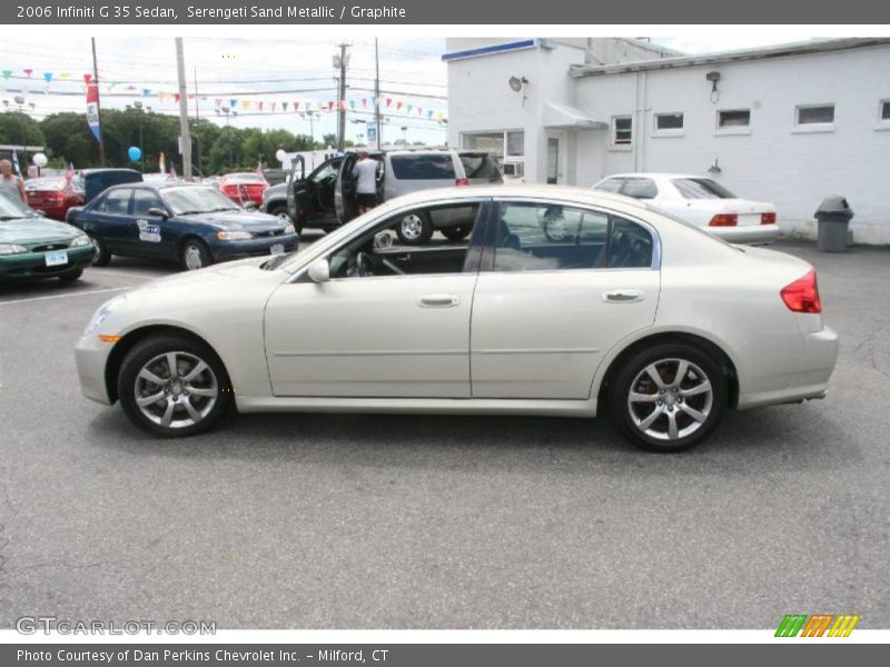 Serengeti Sand Metallic / Graphite 2006 Infiniti G 35 Sedan