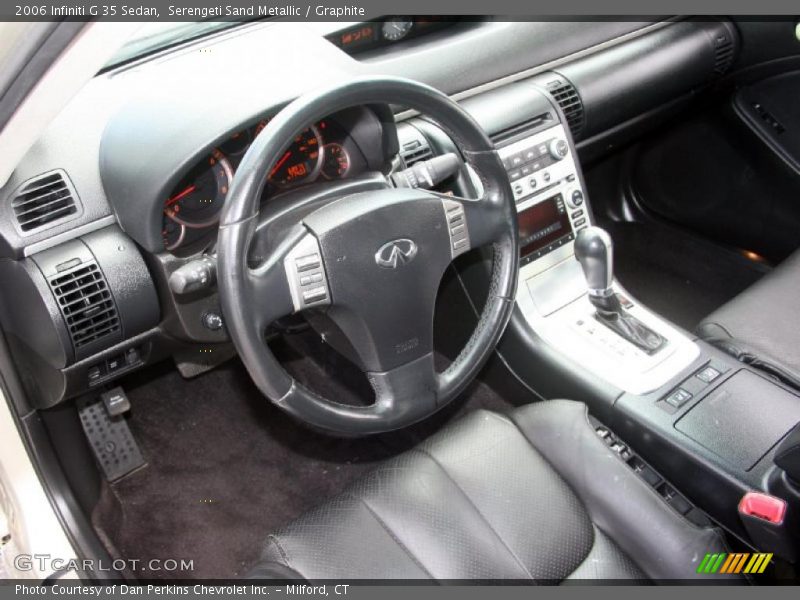 Serengeti Sand Metallic / Graphite 2006 Infiniti G 35 Sedan