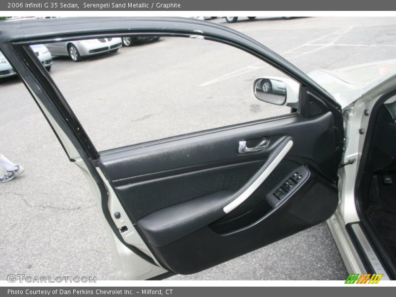 Serengeti Sand Metallic / Graphite 2006 Infiniti G 35 Sedan