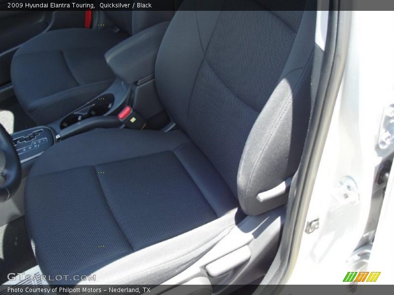Quicksilver / Black 2009 Hyundai Elantra Touring