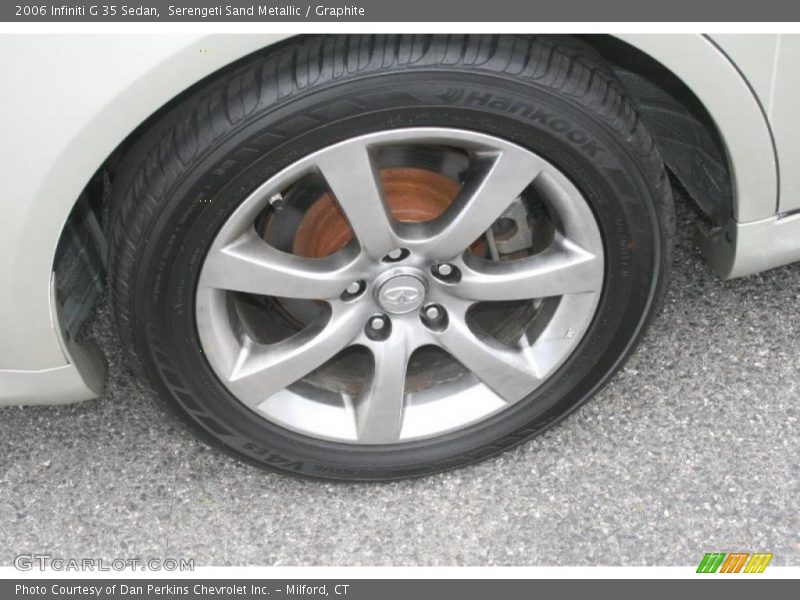 Serengeti Sand Metallic / Graphite 2006 Infiniti G 35 Sedan