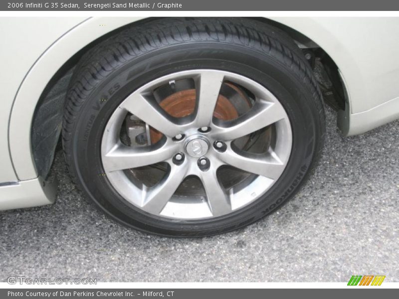Serengeti Sand Metallic / Graphite 2006 Infiniti G 35 Sedan