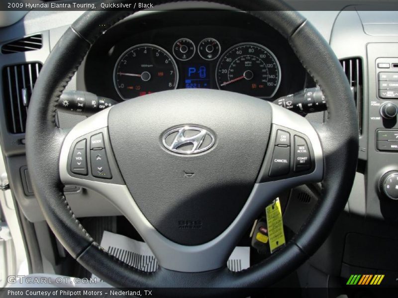 Quicksilver / Black 2009 Hyundai Elantra Touring