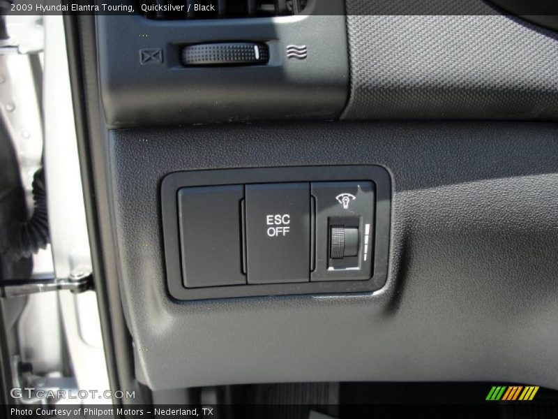 Quicksilver / Black 2009 Hyundai Elantra Touring