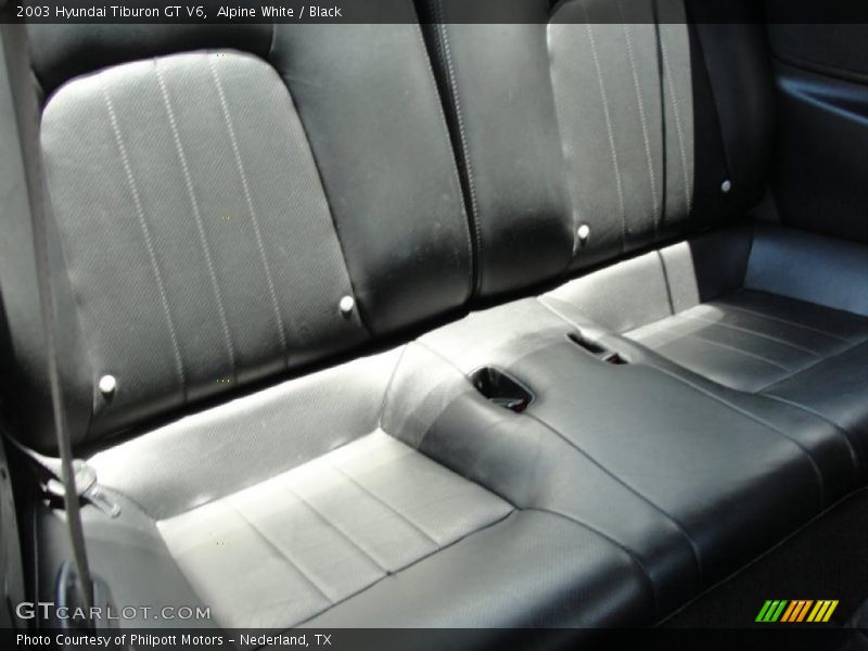 Alpine White / Black 2003 Hyundai Tiburon GT V6