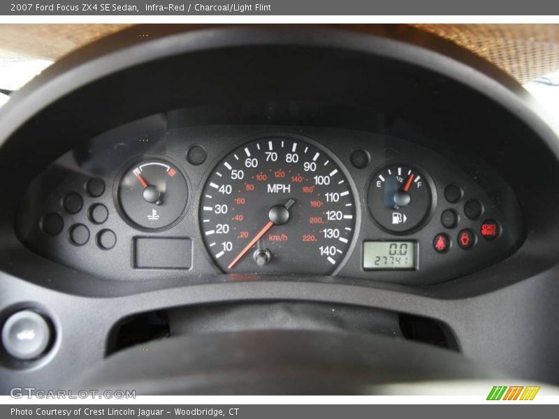Infra-Red / Charcoal/Light Flint 2007 Ford Focus ZX4 SE Sedan