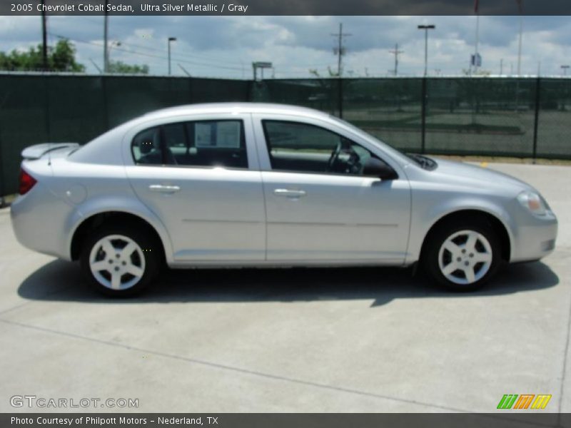 Ultra Silver Metallic / Gray 2005 Chevrolet Cobalt Sedan