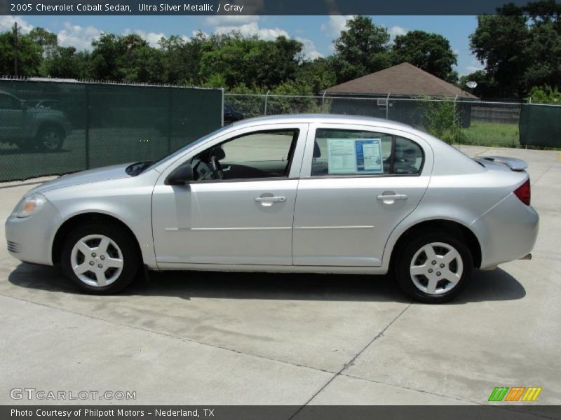 Ultra Silver Metallic / Gray 2005 Chevrolet Cobalt Sedan