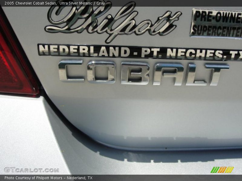 Ultra Silver Metallic / Gray 2005 Chevrolet Cobalt Sedan