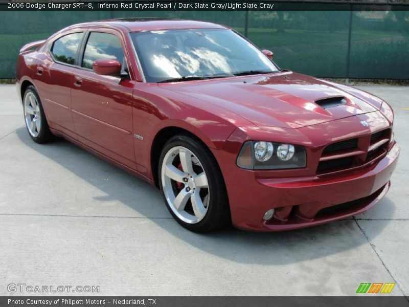 Inferno Red Crystal Pearl / Dark Slate Gray/Light Slate Gray 2006 Dodge Charger SRT-8