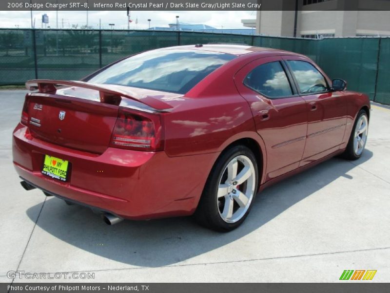 Inferno Red Crystal Pearl / Dark Slate Gray/Light Slate Gray 2006 Dodge Charger SRT-8
